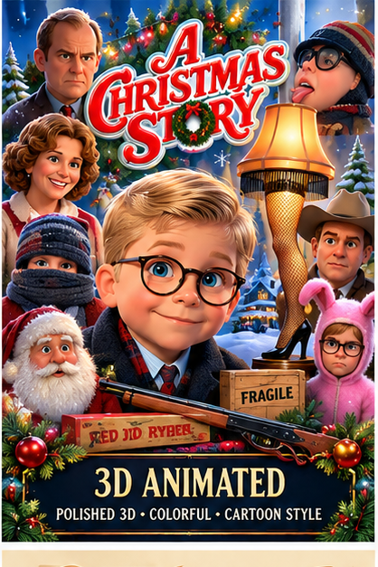 3D animated style preview